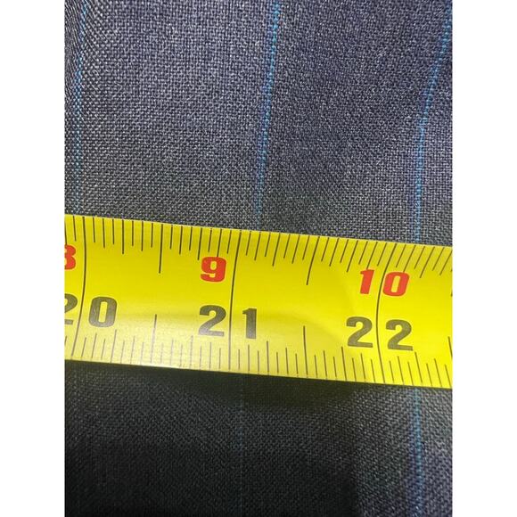 Yves Saint Laurent Men’s Pinstripe Wool Suit 41R 30x30 Made in France Dillard - Picture 13 of 15